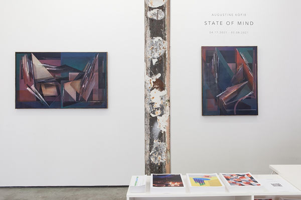 install photo of Augustine Kofie exhibition 