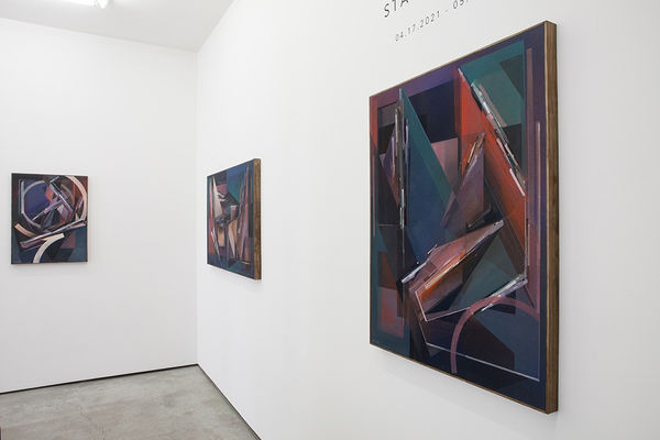 install photo of Augustine Kofie exhibition 