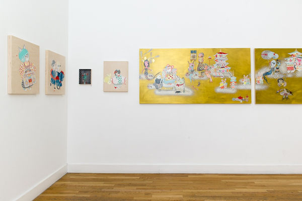 Install shot of Kefe exhibition in San Francisco