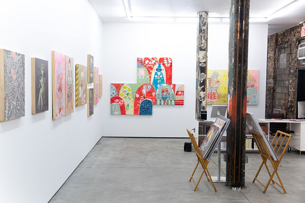 install shot of Kefe exhibition