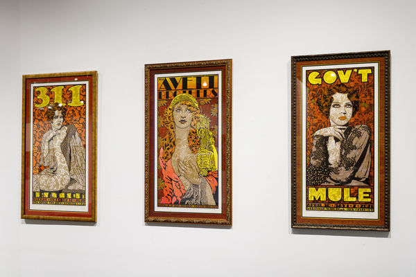 Installation view from Chuck Sperry's Idyllion solo exhibition on view at Mirus Gallery Denver, October 2022.