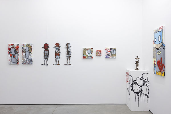 Installation image of ChrisRWK exhibition