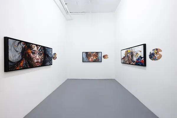 installation image of Sandra Chevrier exhibition