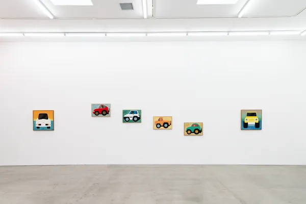Installation view of Jun Oson's exhibition Loiter at Harman Projects Los Angeles