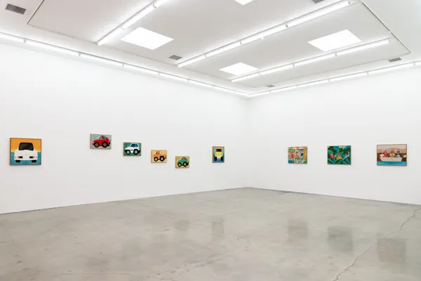 Installation view of Jun Oson's exhibition Loiter at Harman Projects Los Angeles