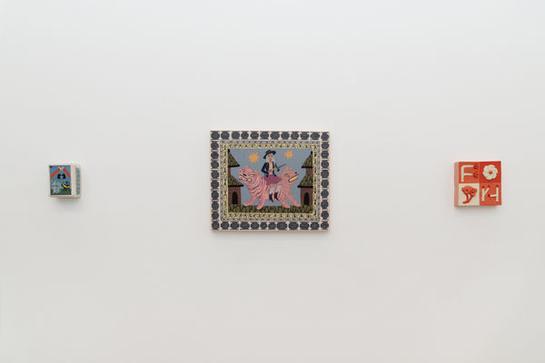 Installation view of Keya Tama's exhibition Where Our Worlds Meet at Harman Projects Los Angeles