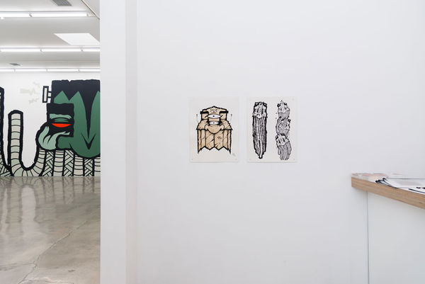Installation image of GATS work at Hashimoto Contemporary LA