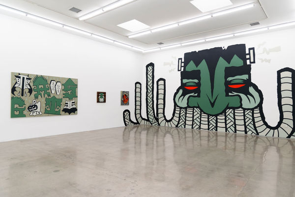 Installation image of GATS work at Hashimoto Contemporary LA