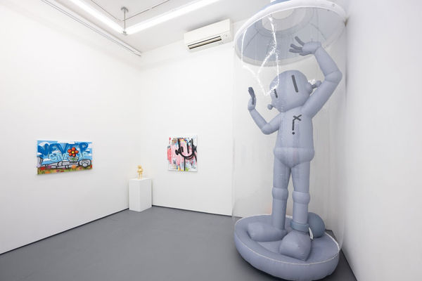 installation shot of ChrisRWK show 