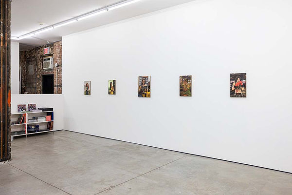 Photo of Matthew Grabelsky princess paintings hanging on white wall