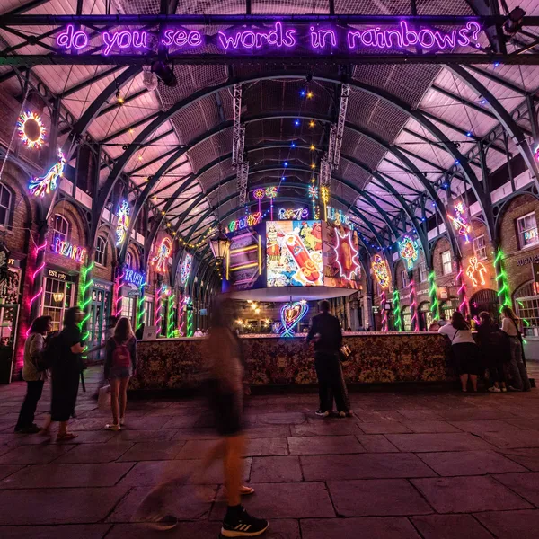 Do you see words in rainbows? Covent Garden