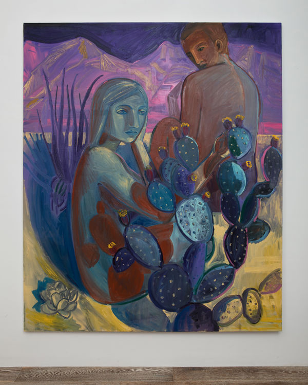 Desert Garden, 2020, oil on canvas, 72 x 60