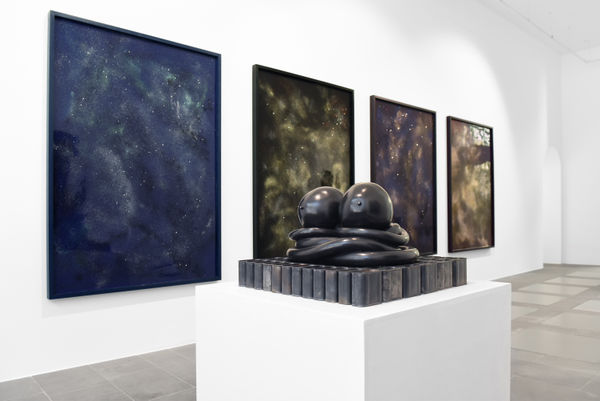 Installation views: Vanessa Safavi, "Metaphors for Gravity", Fabienne Levy Gallery, Zurich