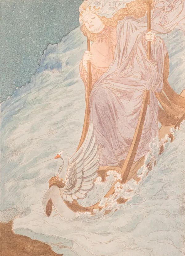 Carlos Schwabe, Illustration for Hesperus, 1904