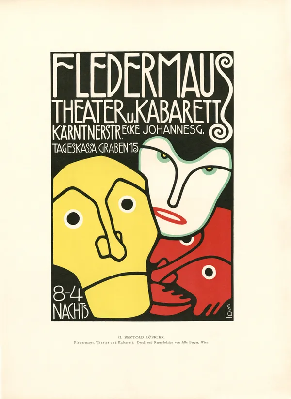 Bertold Löffler, Fledermaus Theatre und Kabarett, 1915