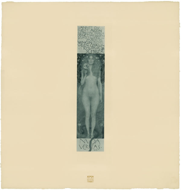 Gustav Klimt, Nuda Veritas, 1908-1914