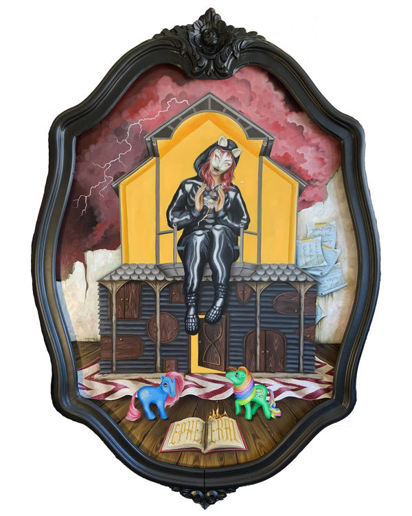 Ginger Ephemeral Oil on Panel 32x24 in