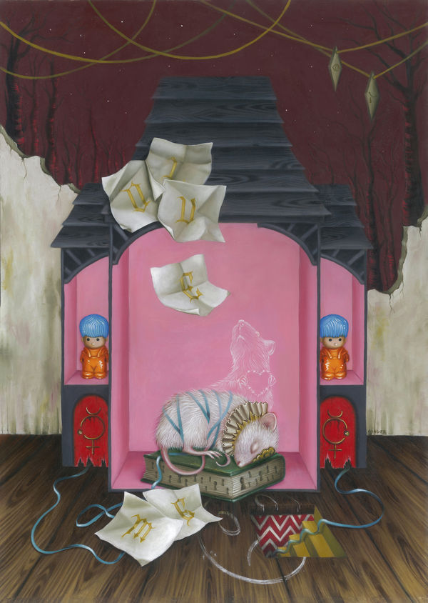 Ginger Love Me Oil on Panel 27x19 in