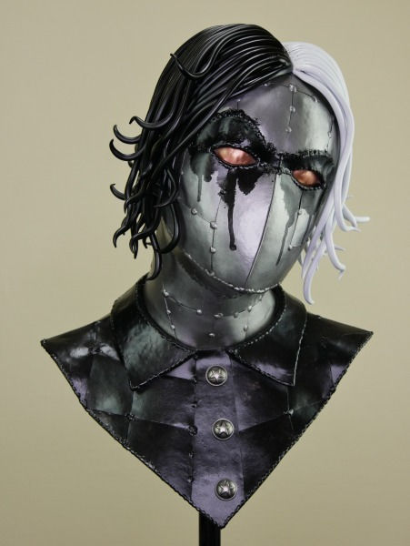 Tim Roosen Estelle Brushed & Patinated Mild Steel, Copper & Wrought Iron 32 5/8 x 13 x 9 1/12 in