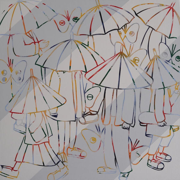 Leo Yamada No Title Acrylic on Canvas 80x80 cm