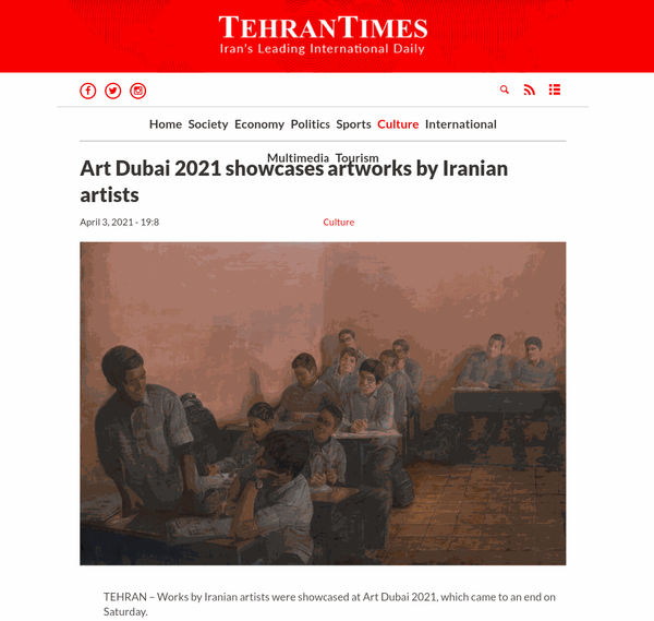 Art Dubai 2021 showcases artworks by Iranian artists