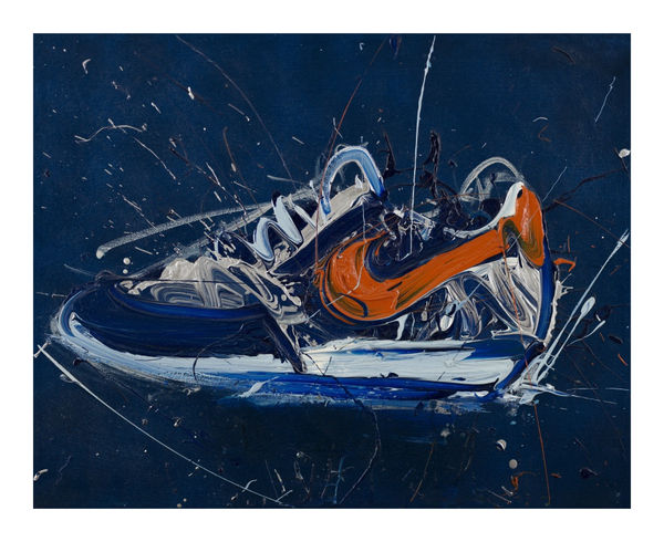 Nike Waffle Trainer By Dave White 51Cm X 41Cm Oil On Canvas Private Collection
