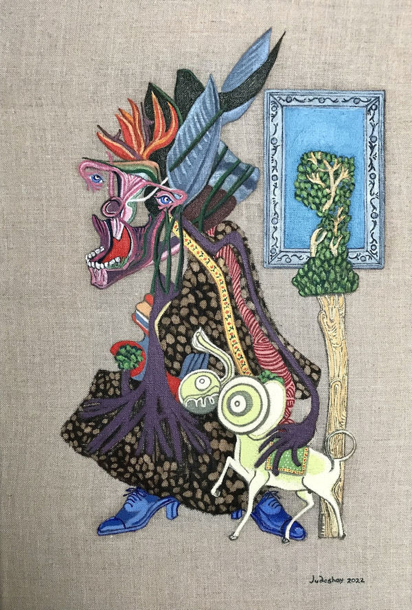 Judith Shaylor - Sitting With My Dog and Imaginary Child