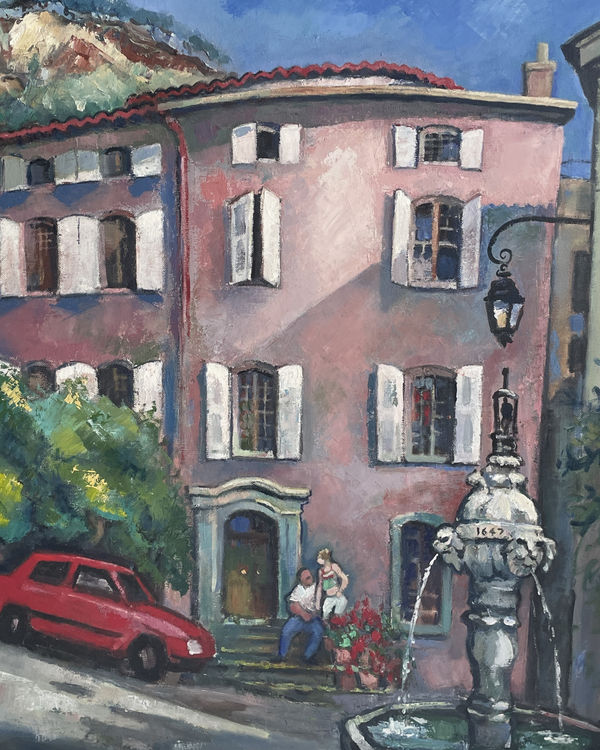 Peter Regent, Village Square, Basque country