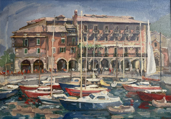 Peter Regent, Harbour, Bardolino, Lake Garda