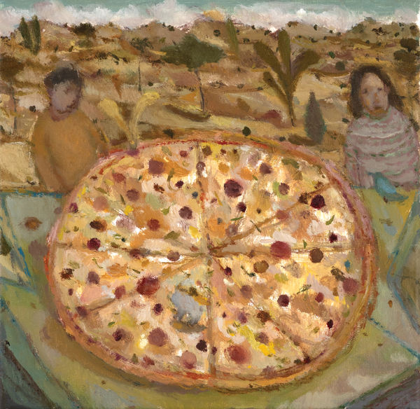 Happy Meal Deal Tonight Oil on canvas 30 x 30 cm Joe Fan, RSA