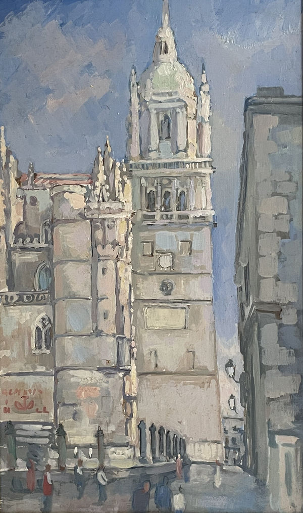 Peter Regent, Street scene with church