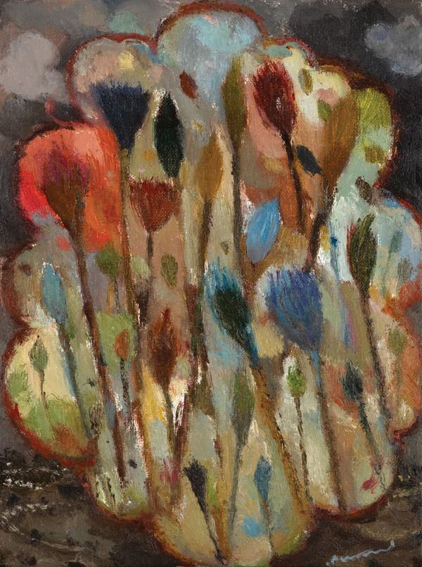 Brushes for Sale Oil on canvas 31 x 23 cm Joe Fan, RSA