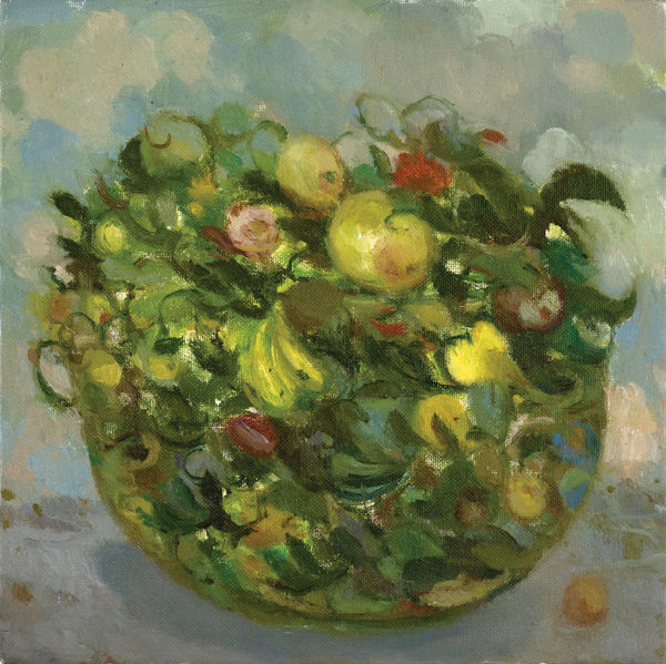 Jungle Oil on canvas 30 x 30 cm Joe Fan, RSA