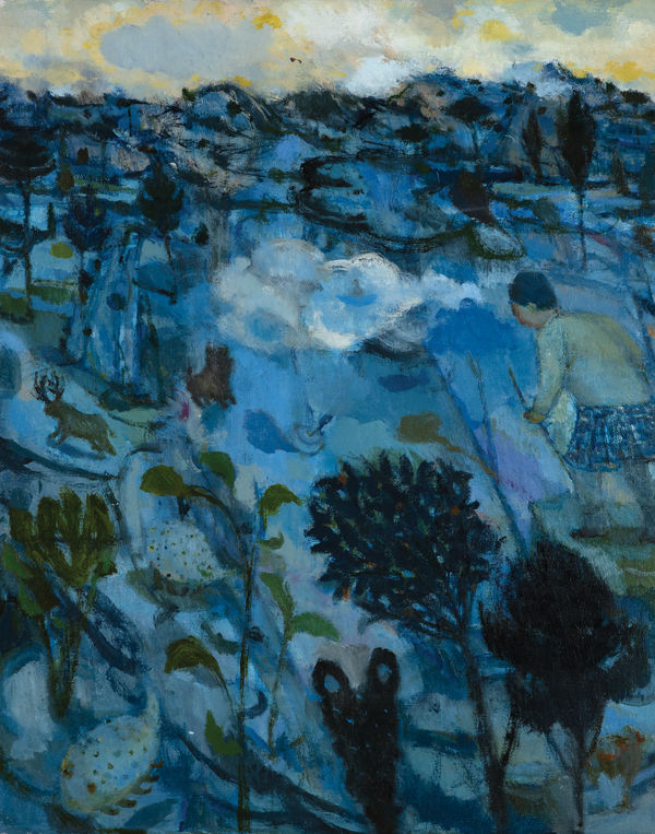 Scotland Tonight Oil on canvas 51 x 41 cm Joe Fan, RSA