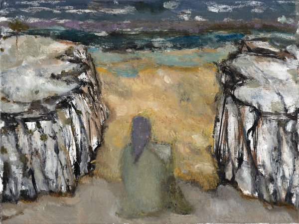 Shopping for Frances Oil on canvas 23 x 31 cm Joe Fan, RSA