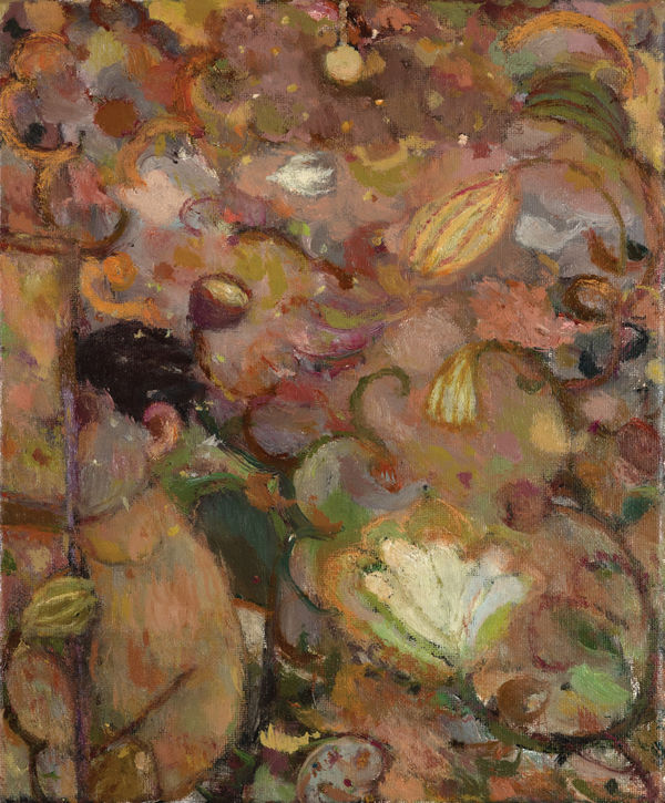 Night Studio Oil on canvas 30 x 25 cm Joe Fan, RSA