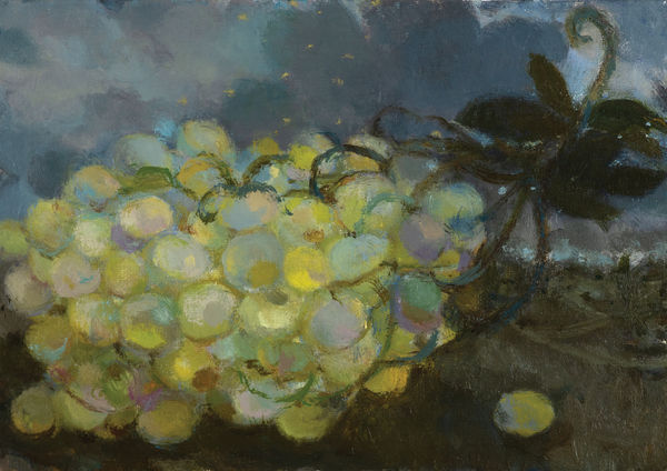 Aldi's Sour Grapes 50g Oil on canvas 25 x 30 cm Joe Fan, RSA