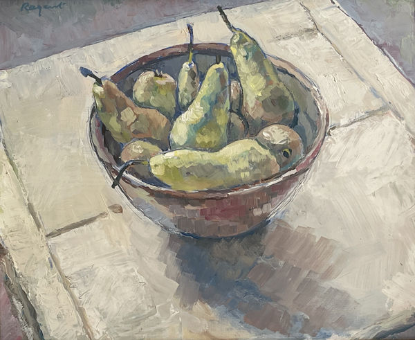Peter Regent, Still life with pears