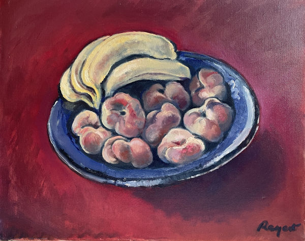 Peter Regent, Still life with peaches