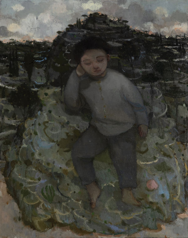 This Boy Can Dream Oil on canvas 51 x 41 cm Joe Fan, RSA