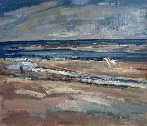 Peter Regent, Tentsmuir with rider