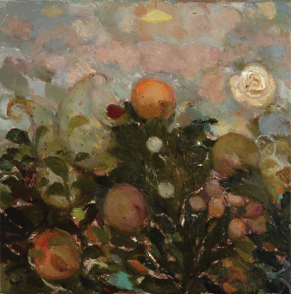 Orange Diet Oil on canvas 30 x 30 cm Joe Fan, RSA