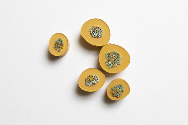 Joanna Kessel - Field of Vision: Yellow Group of 5