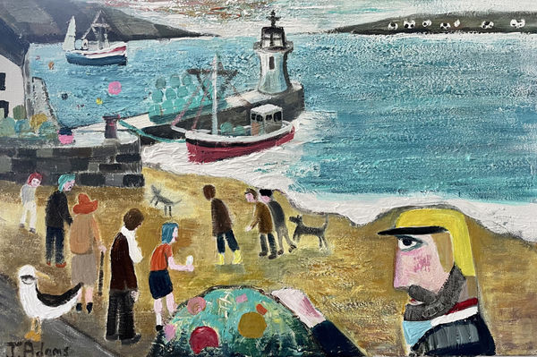 James Newton Adams, The Watchful Fisherman, 2022