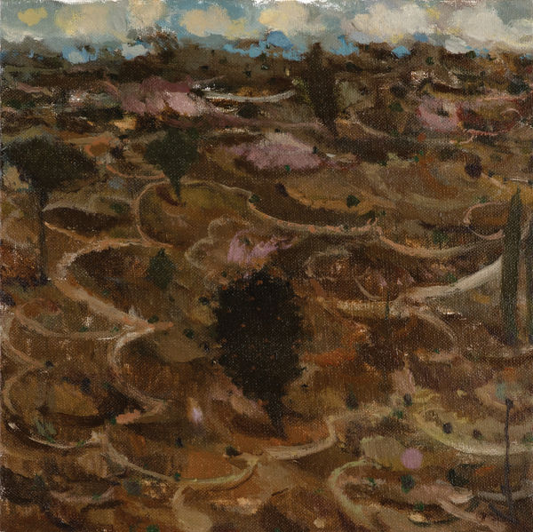 The Garden of Ghosts Oil on canvas 30 x 30 cm Joe Fan, RSA
