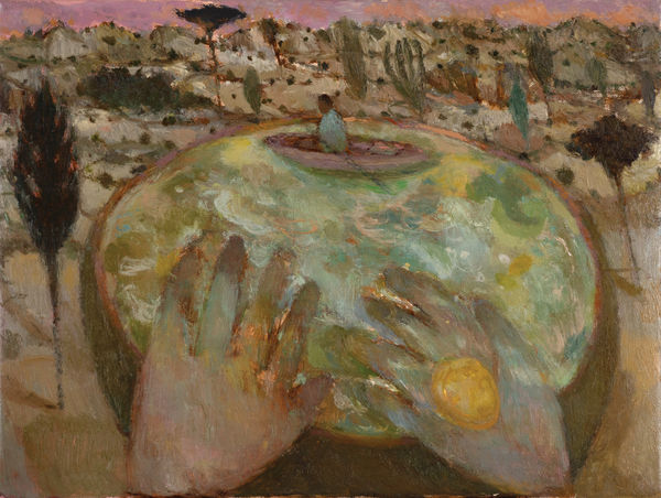 Night Sails on Soapy Water Oil on canvas 31 x 41 cm Joe Fan, RSA