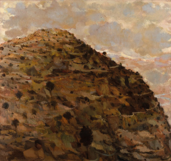 146 Trees by the Sea Oil on canvas 64 x 64 cm Joe Fan, RSA