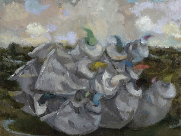 The Rebels Oil on canvas 23 x 31 cm Joe Fan, RSA