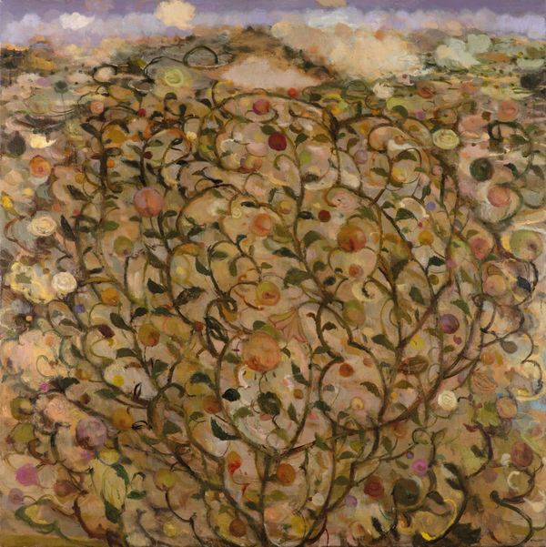 The Farewell Party Oil on canvas 100 x 100 cm Joe Fan, RSA