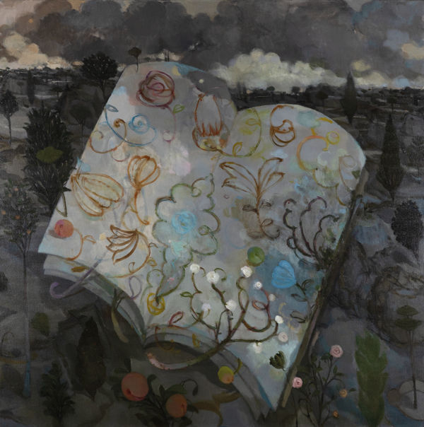 Lost Sketchbook Oil on canvas 100 x 100 cm Joe Fan, RSA